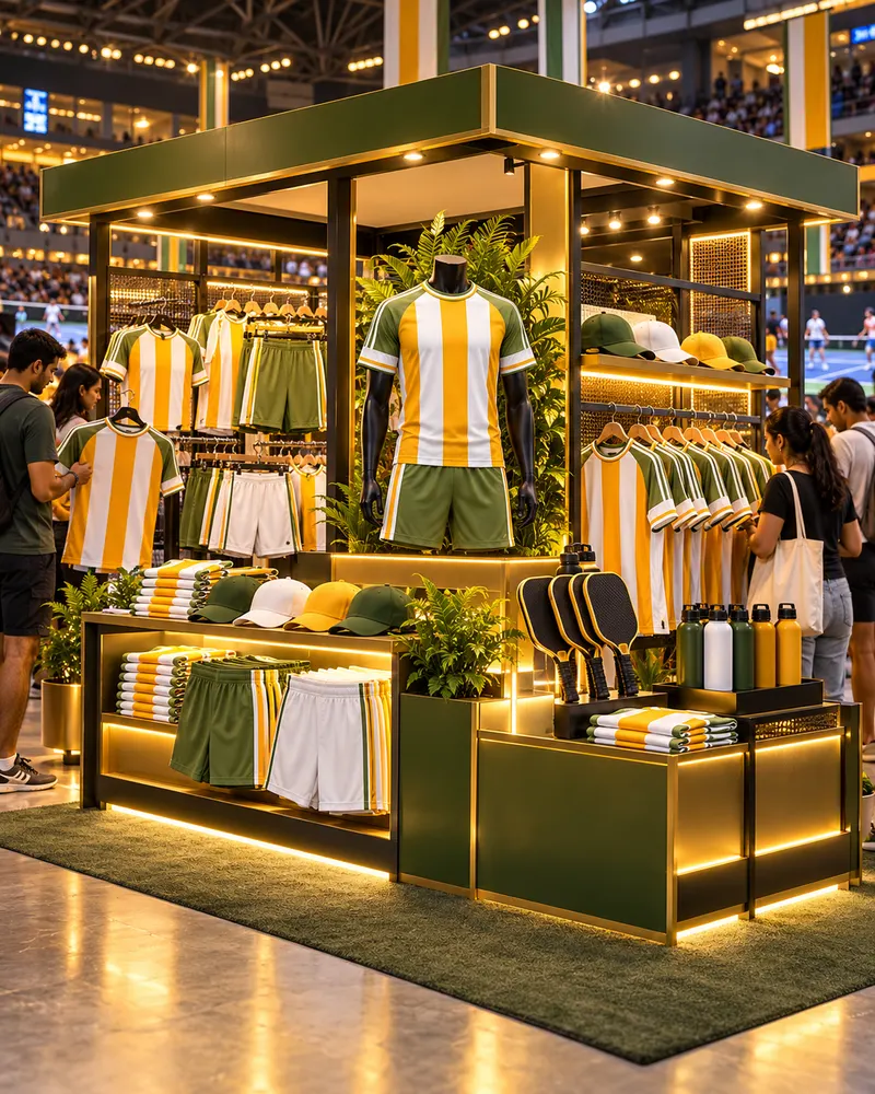 Titans merchandise kiosk
